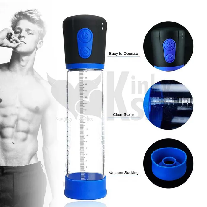 FREE SHIPPING Male Sex Toys | Astonishing Automatic Suction Penis Pump and Enlarger