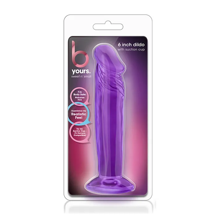 B Yours Sweet N Small 6 Inch Purple Dildo | Blush Novelties Dildos B Yours Sweet N Small 6 Inch Purple Dildo | Blush Novelties Dildos