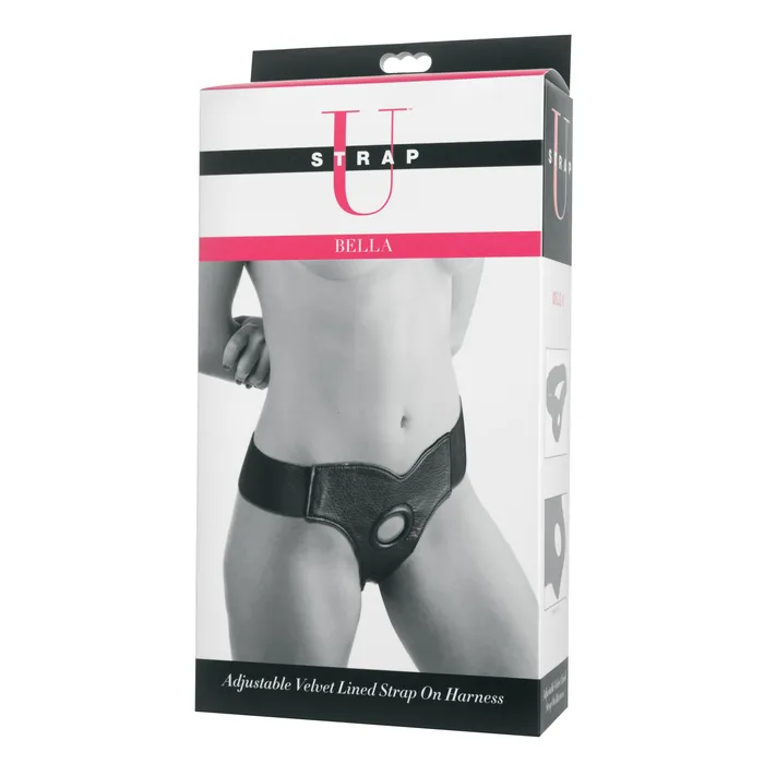 Bella Velvet Lined Elastic Strap On Harness | XR Brands Female Sex Toys