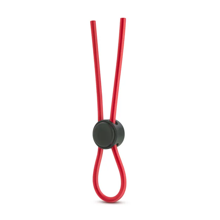 Blush Novelties Male Sex Toys | Stay  - Silicone Loop  Ring - Red