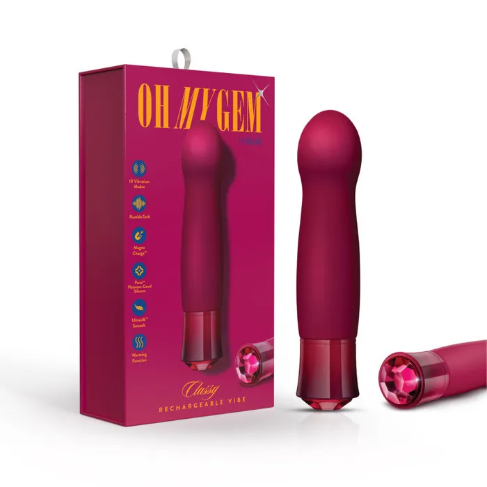 Blush Vibrators | Oh My Gem - Classy - Garnet - Fuchsia