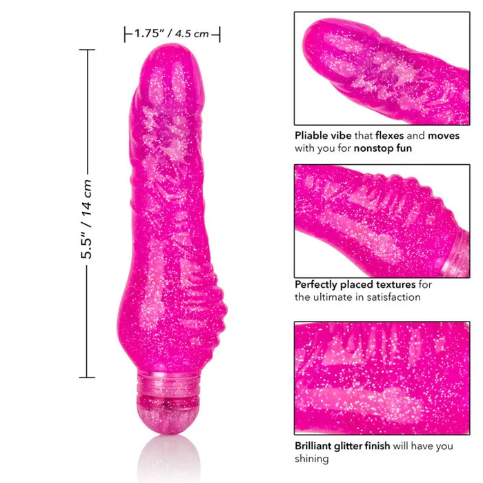 CalExotics Sparkle Shimmer Stud - Purple | Vibrators CalExotics Sparkle Shimmer Stud - Purple | Vibrators