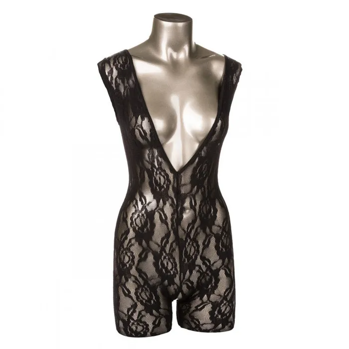 CalExotics Teddies And Bodies | Scandal Lace Body Suit - One Size - Black CalExotics Teddies And Bodies | Scandal Lace Body Suit - One Size - Black