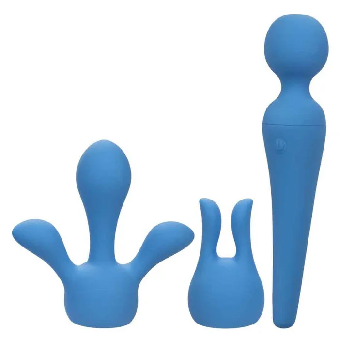 CalExotics Vibrators | Couture Collection Body Wand Kit - Blue CalExotics Vibrators | Couture Collection Body Wand Kit - Blue