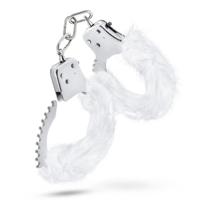 Couples | Blush Novelties Temptasia - Plush Fur Cuffs - White Couples | Blush Novelties Temptasia - Plush Fur Cuffs - White