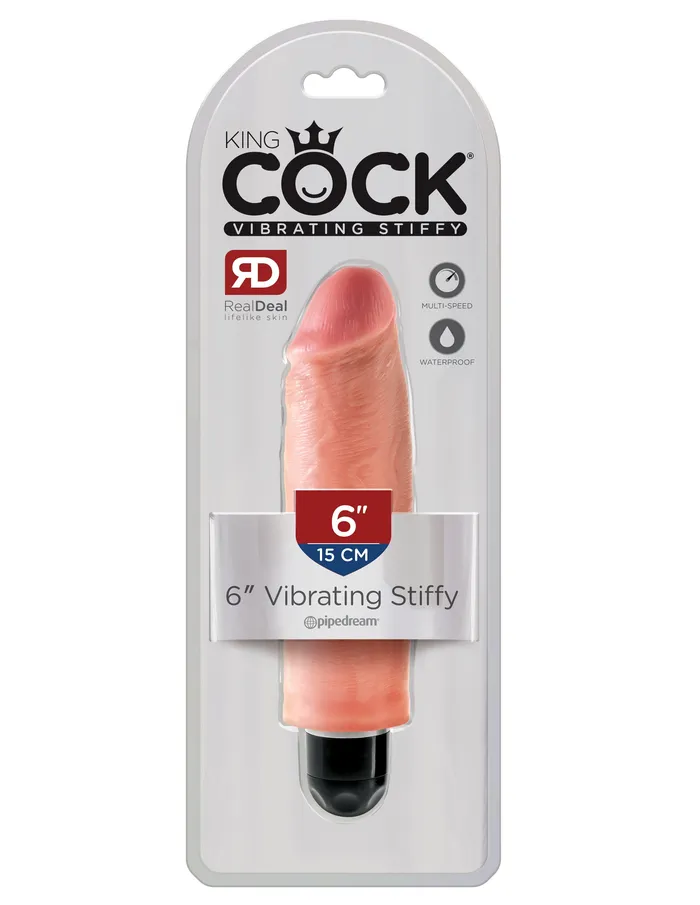 Dildos | Pipedream Products King Cock 6 In Vibrating Stiffy Light