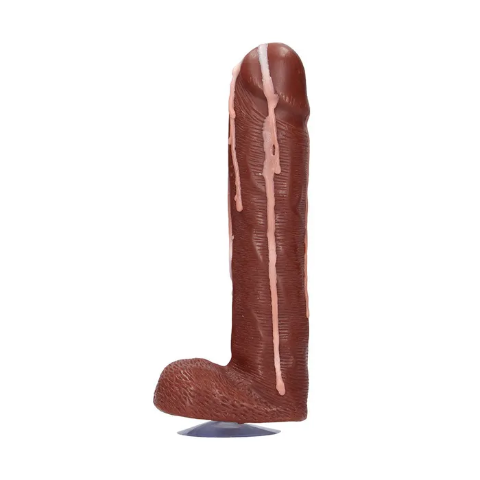 Dildos Shots Toys Dicky Soap With Balls Cum Covered Flesh Brown