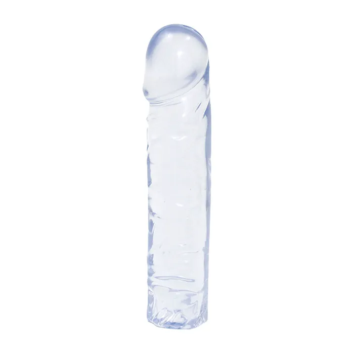 Doc Johnson Dildos Crystal Jellies 8 Inch Dong Clear