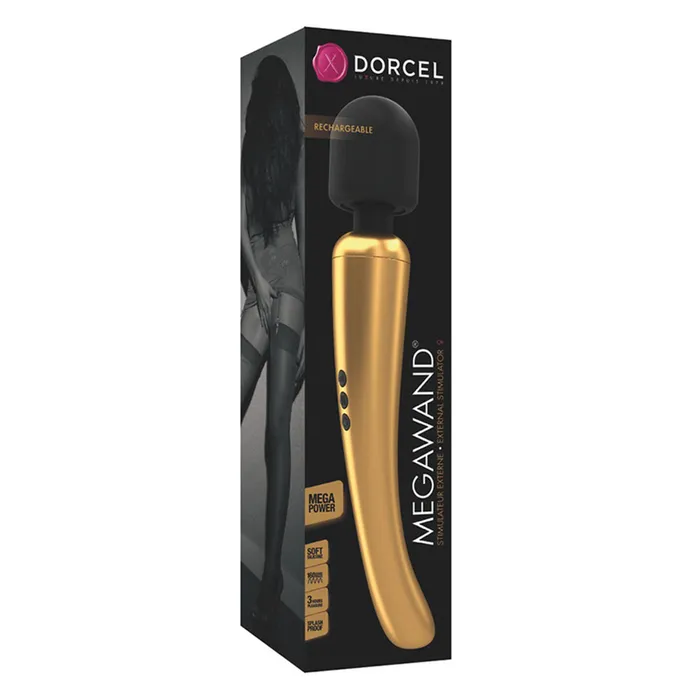 Dorcel Vibrators | Dorcel Rechargeable Mega Wand Gold Dorcel Vibrators | Dorcel Rechargeable Mega Wand Gold