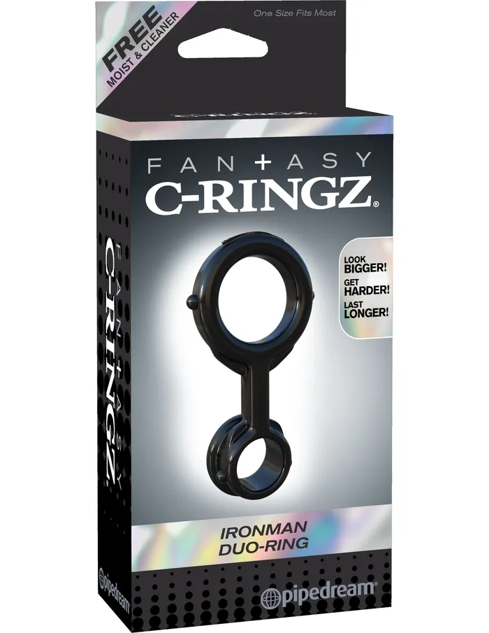 Fantasy Cringz Ironman Duo Ring Pipedream Products Male Sex Toys