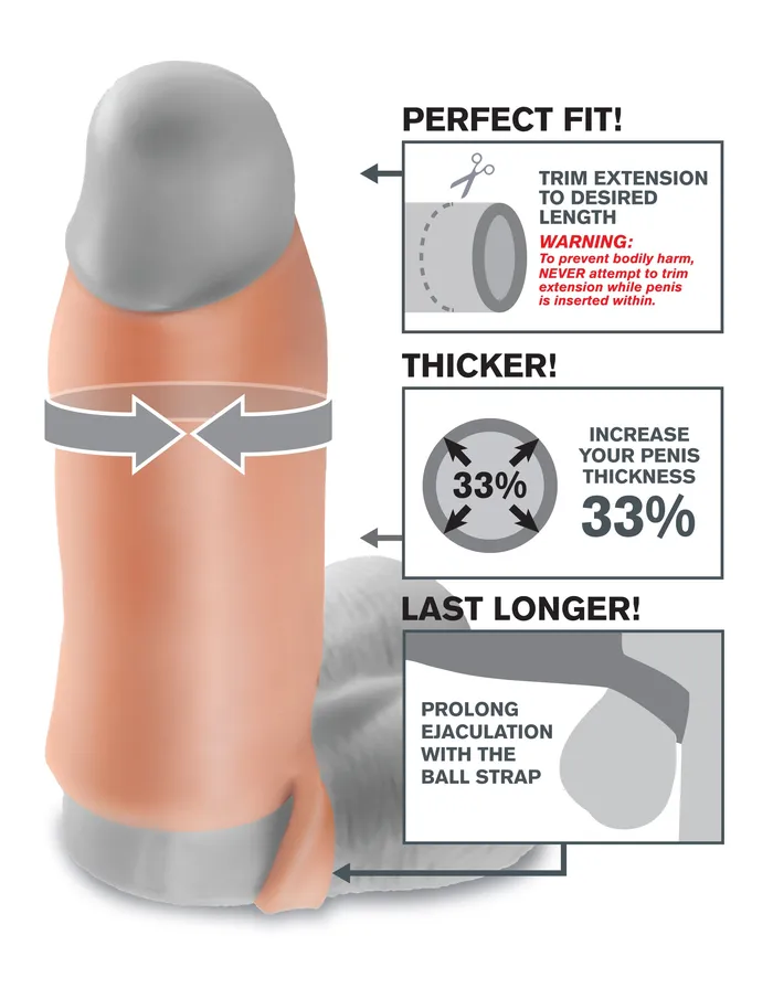 Fantasy X-tensions Real Feel Enhancer Xl | Pipedream Products Male Sex Toys