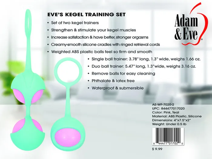 Female Sex Toys | Adam and Eve Eves Kegel Training Set