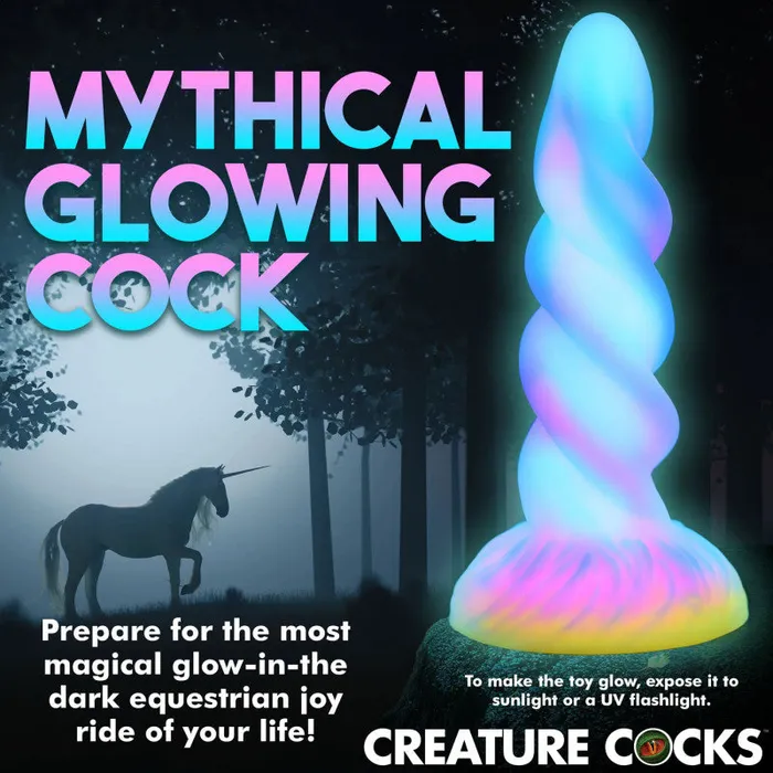 Female Sex Toys | XR Brands Creature Cocks Moon Rider Glow-in-the-Dark Unicorn Female Sex Toys | XR Brands Creature Cocks Moon Rider Glow-in-the-Dark Unicorn