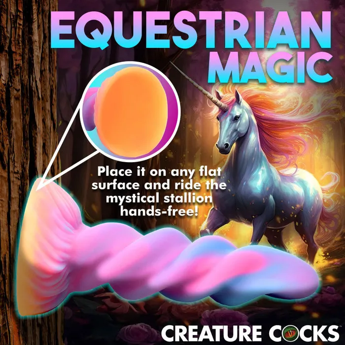 Female Sex Toys | XR Brands Creature Cocks Moon Rider Glow-in-the-Dark Unicorn Female Sex Toys | XR Brands Creature Cocks Moon Rider Glow-in-the-Dark Unicorn