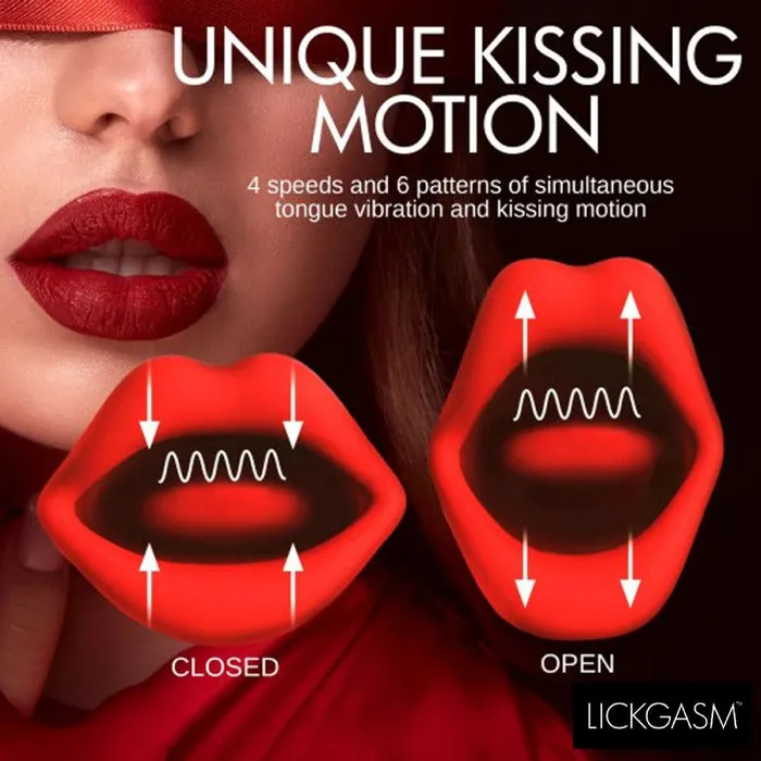 Female Sex Toys | XR Brands Shegasm Magic Kiss Kissing Clitoral Stimulator With Thrusting Vibrator - Red Female Sex Toys | XR Brands Shegasm Magic Kiss Kissing Clitoral Stimulator With Thrusting Vibrator - Red