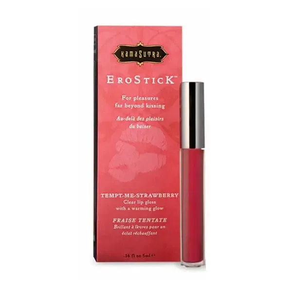 Kama Sutra Vibrators Kama Sutra Erostick Tempt Me Strawberry Lip Gloss