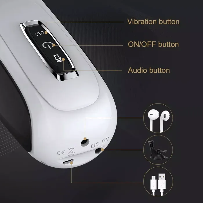 Laphwing Anastasia Automatic Male Masturbator With 10 Thrusting & Rotating Modes - Laphwing | Male Sex Toys