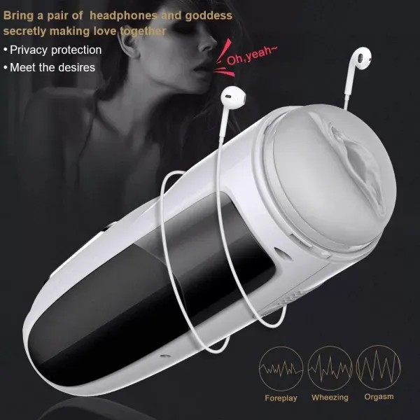 Laphwing Anastasia Automatic Male Masturbator With 10 Thrusting & Rotating Modes - Laphwing | Male Sex Toys