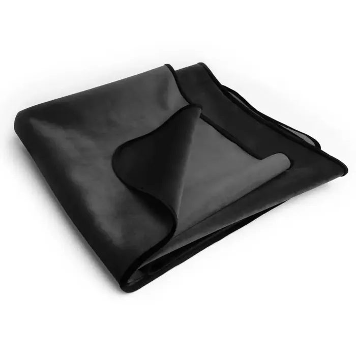 Liberator Anal | Liberator Fascinator Throw - Moisture Proof Sensual Blanket | Mini Size, Microvelvet Black