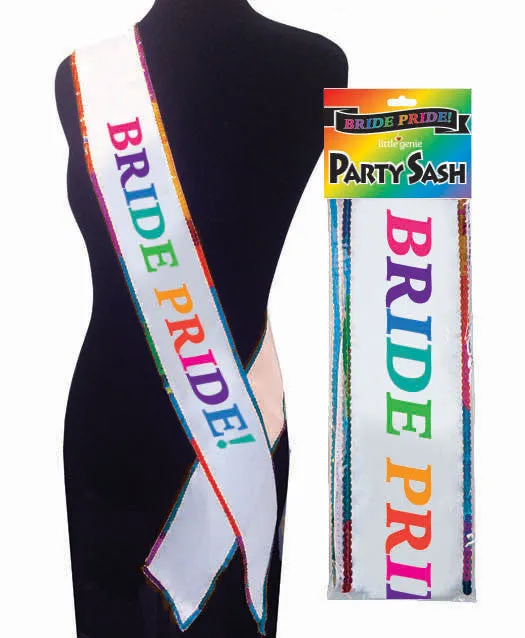 Little Genie Vibrators Bride Pride Sash