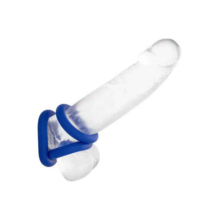 Male Sex Toys | Admiral Universal Cock Ring Set Blue - California Exotic