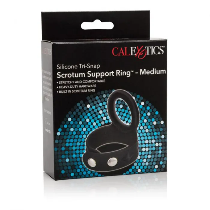 Male Sex Toys CalExotics Medium Weighted CRing Ball Stretcher