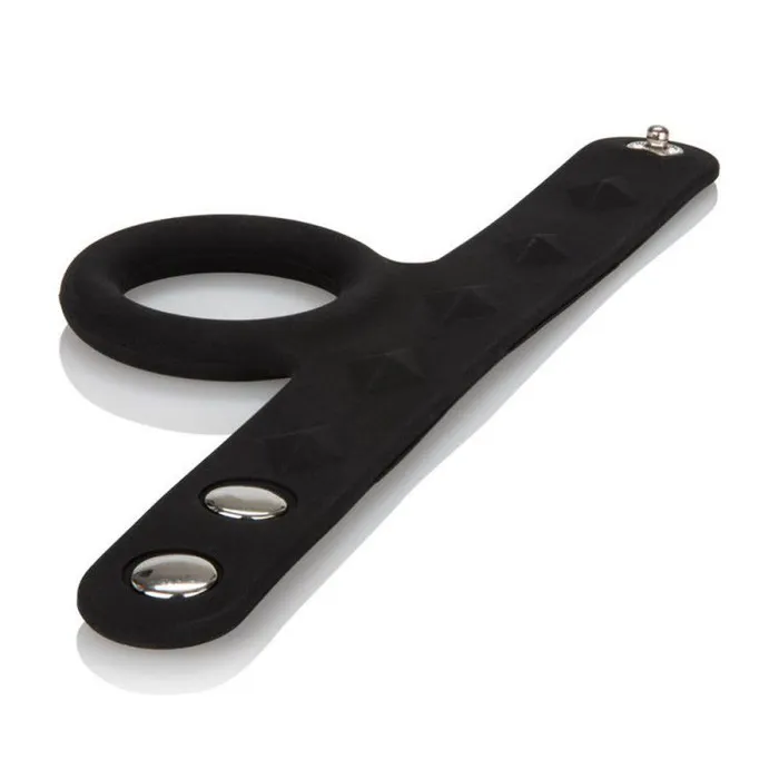 Male Sex Toys | CalExotics Medium Weighted C-Ring Ball Stretcher Male Sex Toys | CalExotics Medium Weighted C-Ring Ball Stretcher