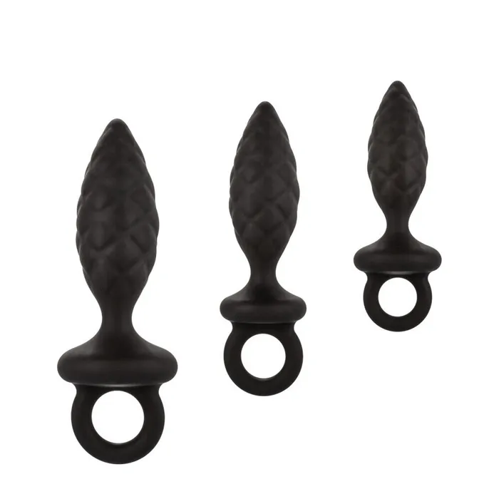 Male Sex Toys California Exotic 3 Piece Silicone Anal Probe Kit