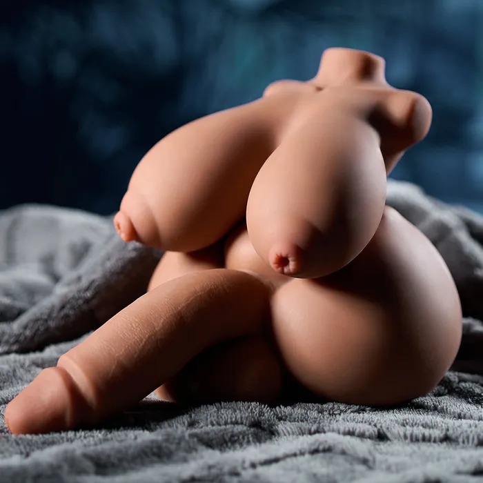 Male Sex Toys | Robin: Futa Sex Doll with Fuckable Tits and Penetrated Penis 5 Tunnels Torso Sex Doll - MRLSEXDOLL.UK