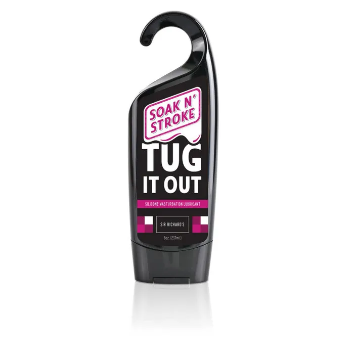 Male Sex Toys Soak n Stroke Tug It Out 8 Oz Sir Richards