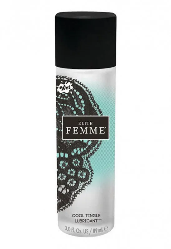 Male Sex Toys Wet Wet Elite Femme Cool Tingle 30 floz 89ml