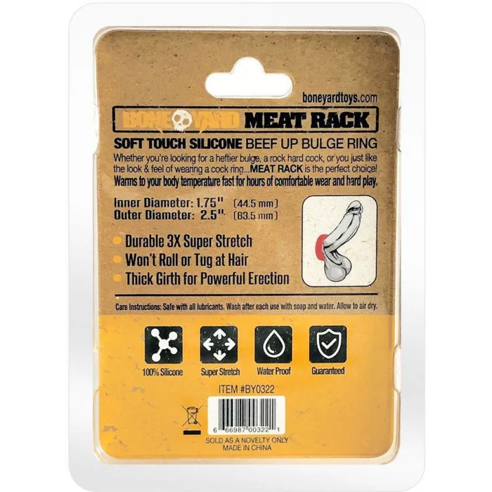Meat Rack Ring - Red | Rascal - Boneyard Male Sex Toys Meat Rack Ring - Red | Rascal - Boneyard Male Sex Toys