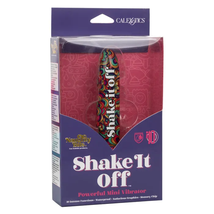 Naughty Bits Shake It Off Powerful Mini Vibrator | CalExotics Female Sex Toys Naughty Bits Shake It Off Powerful Mini Vibrator | CalExotics Female Sex Toys