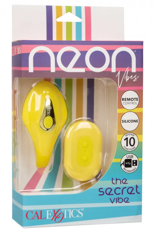 Neon Vibes - the Secret Vibe - Yellow | CalExotics Vibrators Neon Vibes - the Secret Vibe - Yellow | CalExotics Vibrators