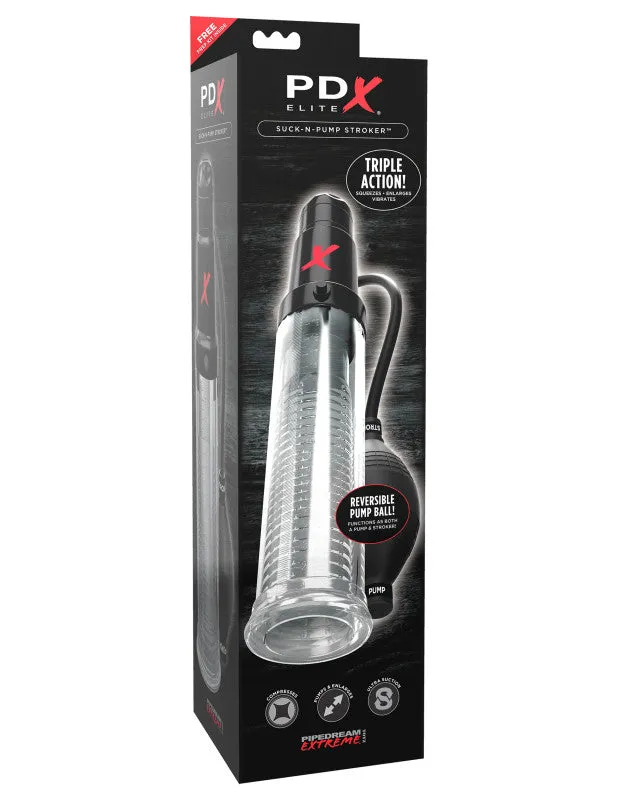 Pdx Elite SuckNPump Stoker Pipedream Male Sex Toys