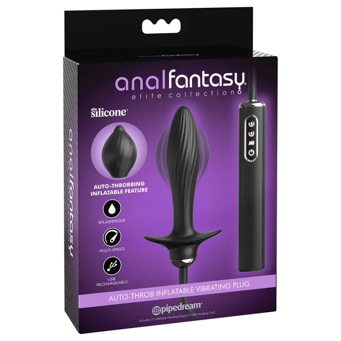Pipedream Anal Fantasy Auto Throb Inflatable Vibrating Plug | PipeDream Male Sex Toys Pipedream Anal Fantasy Auto Throb Inflatable Vibrating Plug | PipeDream Male Sex Toys