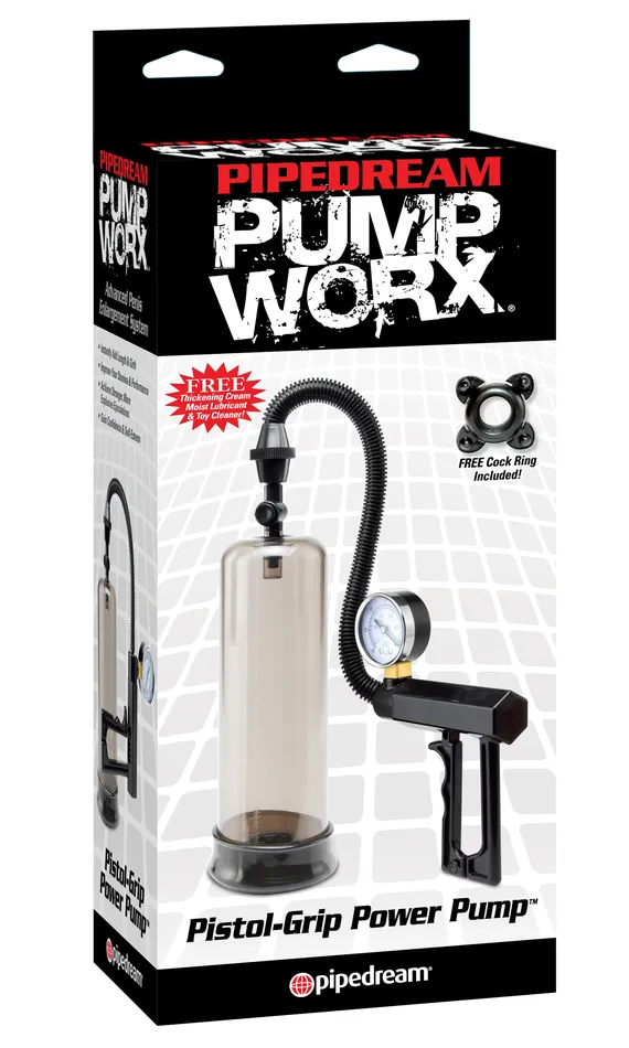 Pipedream Products Pump Worx Pistol Grip Power Pump | Male Sex Toys