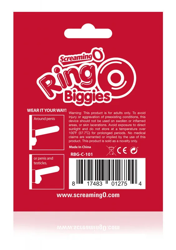 Ringo Biggies - Clear | Screaming O Dildos Ringo Biggies - Clear | Screaming O Dildos