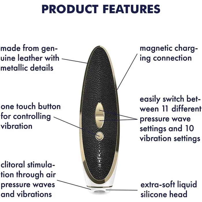 Satisfyer Pro Satisfyer Luxury Haute Couture Clitoral Massager | Female Sex Toys Satisfyer Pro Satisfyer Luxury Haute Couture Clitoral Massager | Female Sex Toys