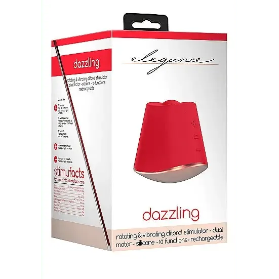 Shots Toys Vibrators Shots Elegance Red Dazzling Rotating Vibrating Clitoral Stimulator Shots Toys Vibrators Shots Elegance Red Dazzling Rotating Vibrating Clitoral Stimulator