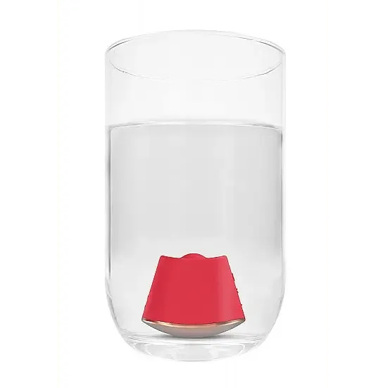 Shots Toys Vibrators | Shots Elegance - Red Dazzling Rotating & Vibrating Clitoral Stimulator
