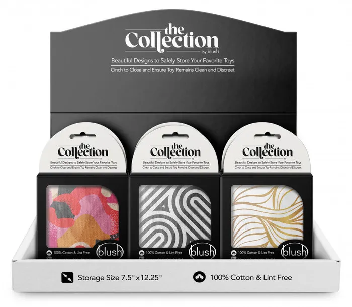 Vibrators | Blush The Collection - Cotton Toy Bag - 18 Pcs Counter  Display - Assorted