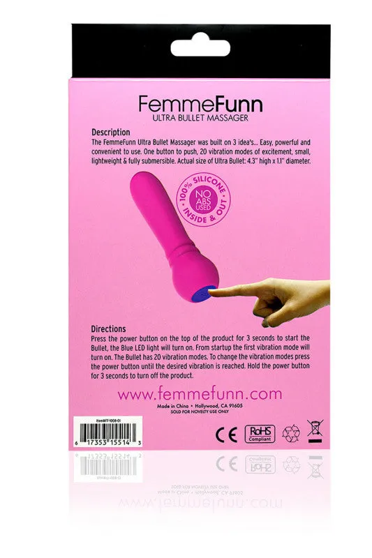 Vibrators | Femme Funn Ultra Bullet - Pink Vibrators | Femme Funn Ultra Bullet - Pink