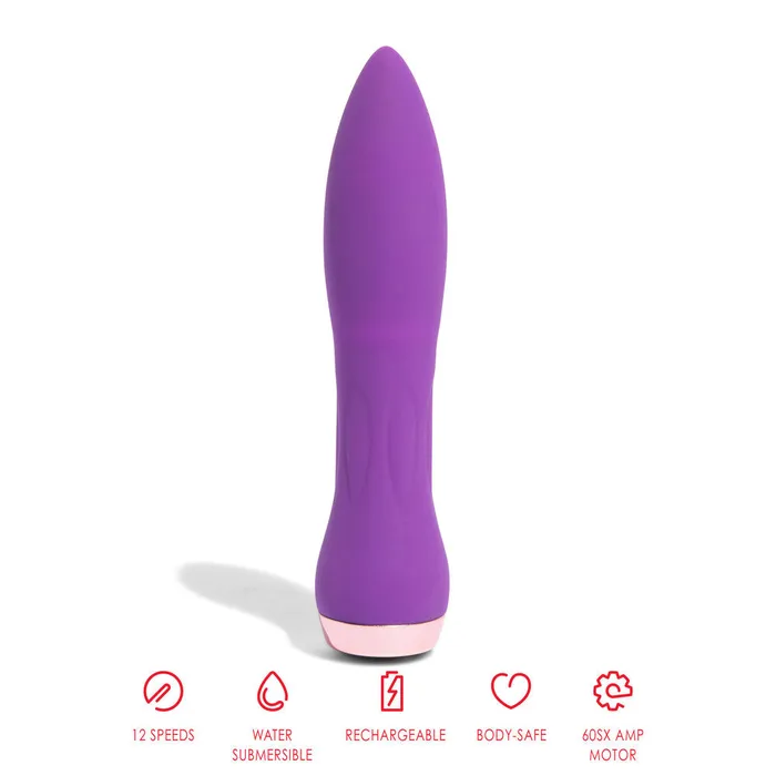 Vibrators | Nu Senseuelle Nu Sensuelle Silicone 60SX AMP Bullet (Purple) Vibrators | Nu Senseuelle Nu Sensuelle Silicone 60SX AMP Bullet (Purple)