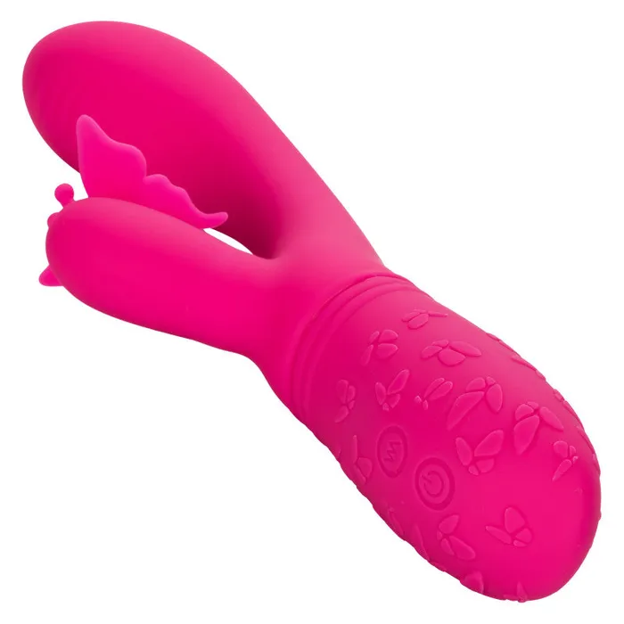 Vibrators | Rechargeable Butterfly Kiss Flutter - Pink - CalExotics