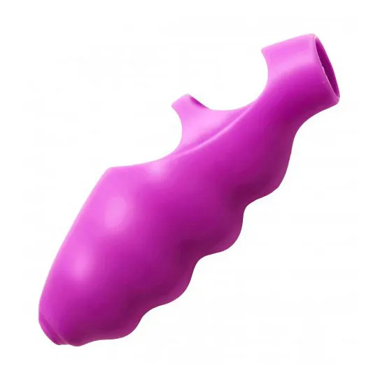 Vibrators XR Brands Finger Bangher Vibe Purple