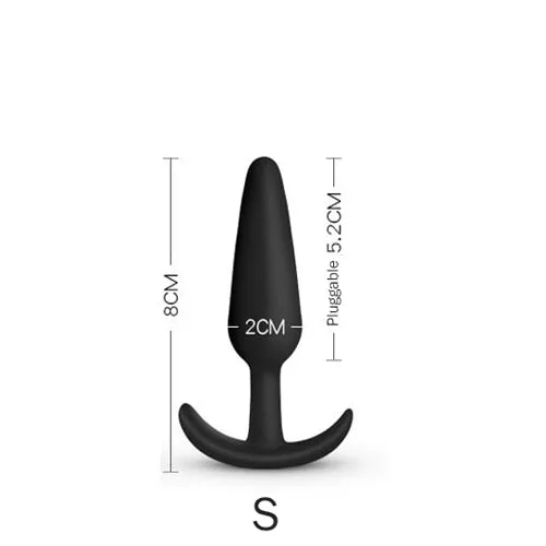 World Super Boutiques Anal | small silicone anal plug sets butt plugs anal dildo sex toys for men/woman beginner erotic intimate adult sex plug anus trainner